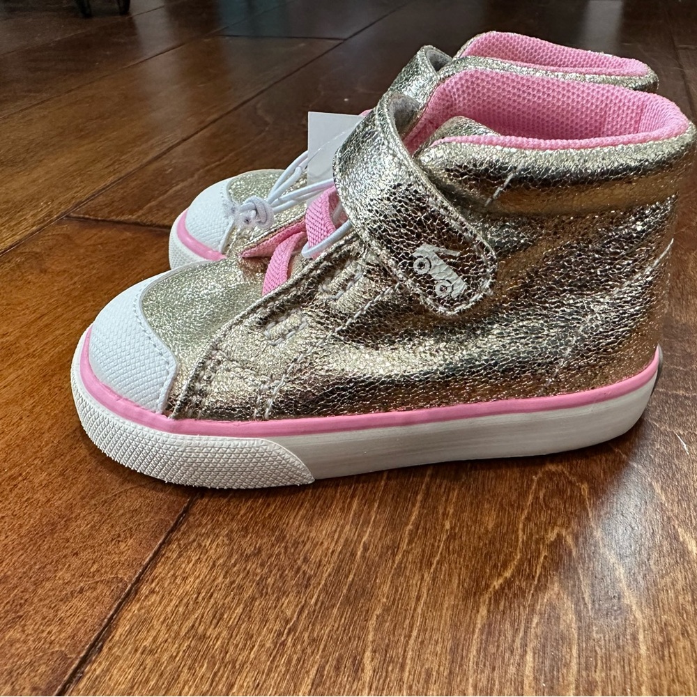 Gold Toddler high tops